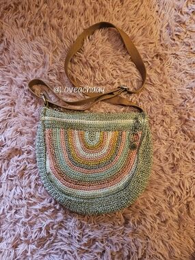 ✨️The Sak Multicolor Crochet Crossbody Bag